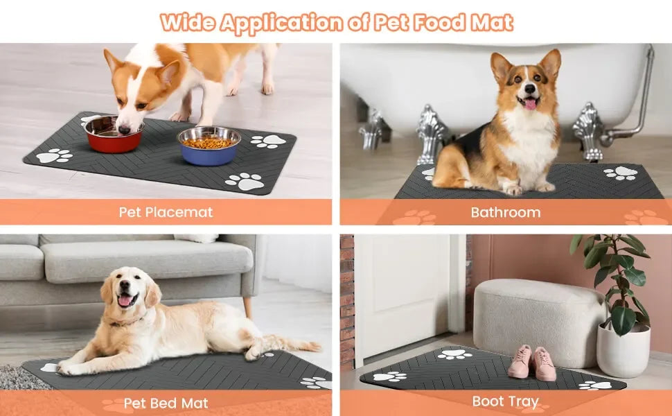 Pet Feeding Mat, Waterproof
