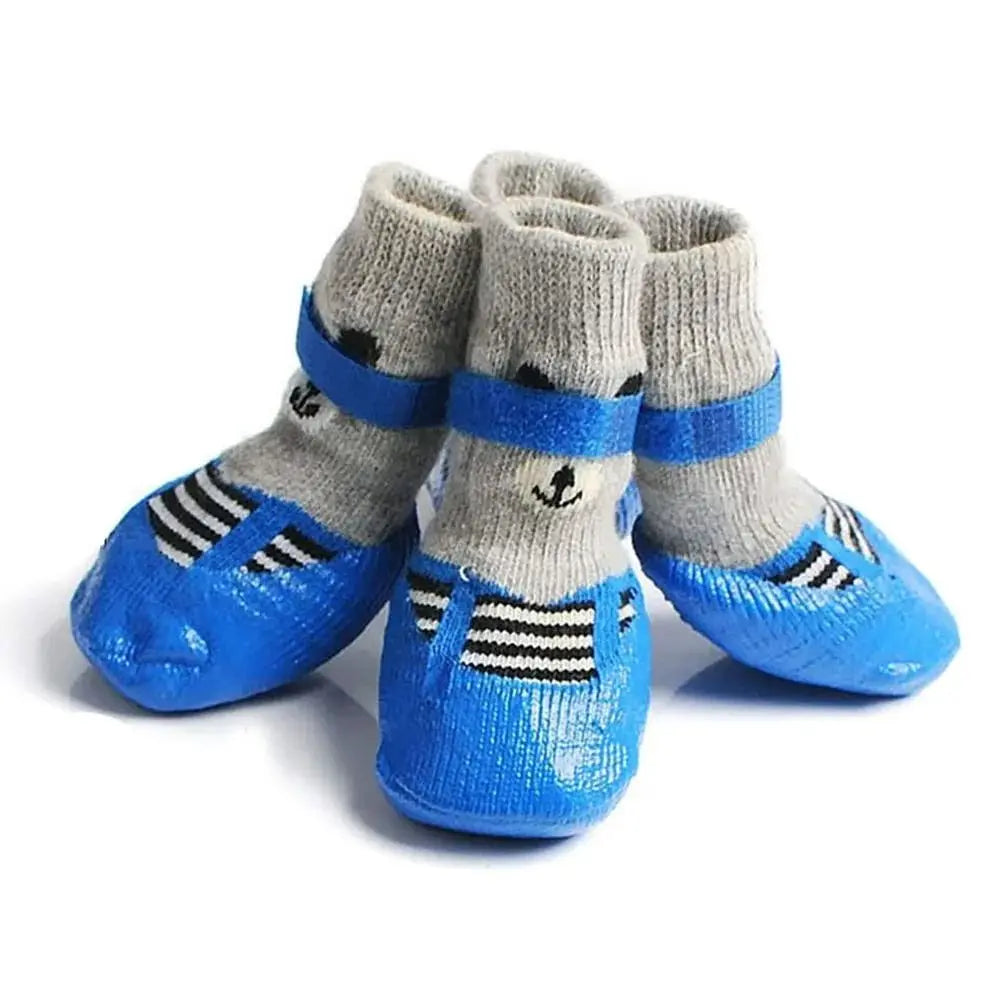 Pet Waterproof Shoes, Socks Rubber Socks Non-slip