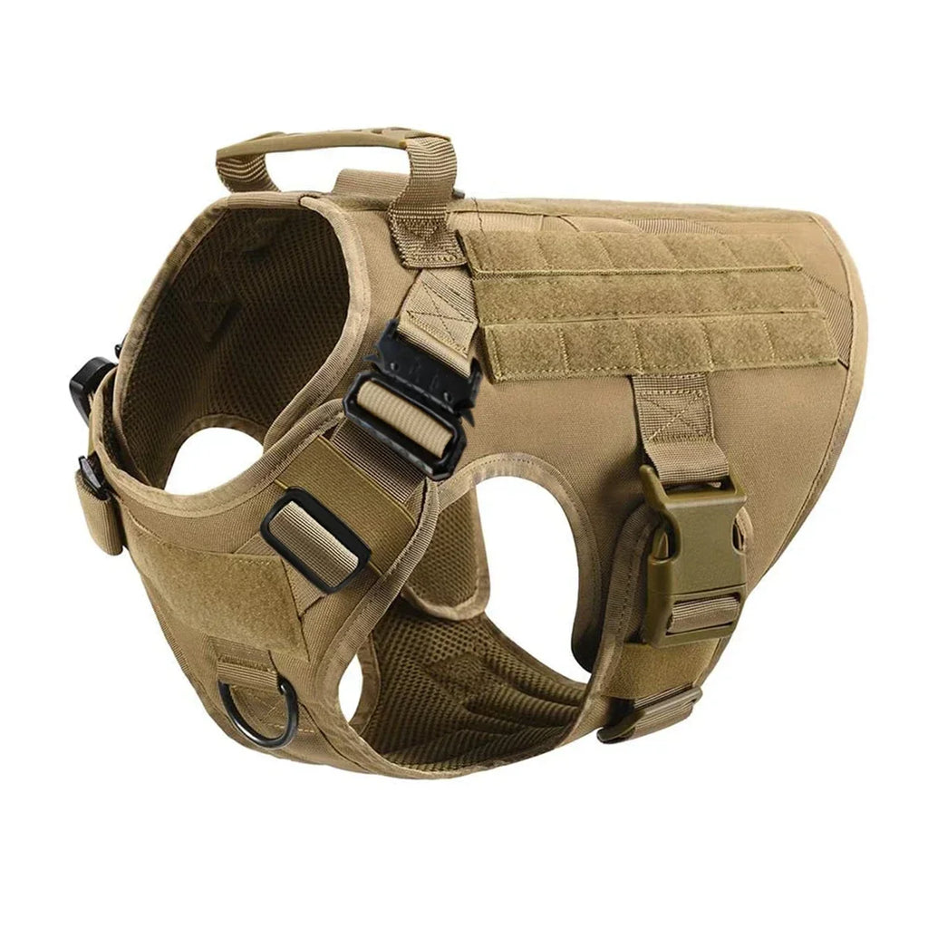 Tactical Dog Harness Leash Collar