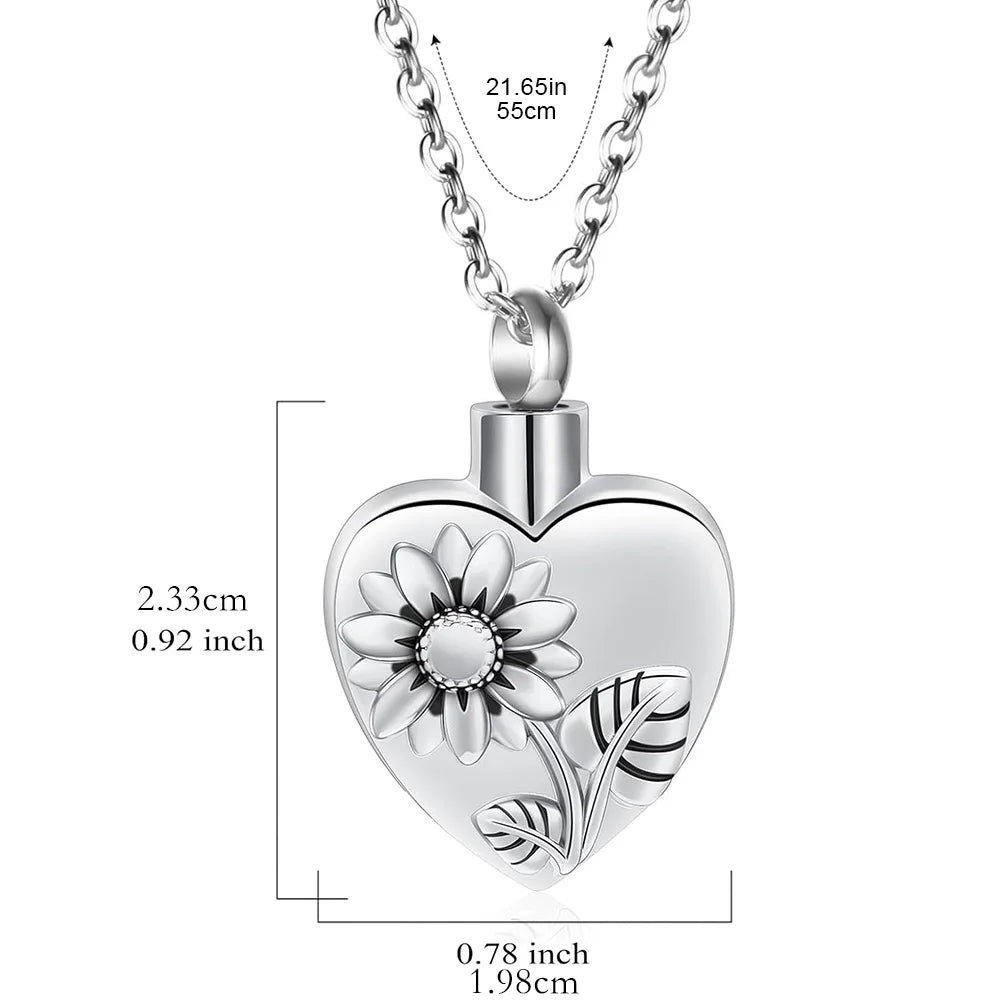 Pet Ashes Urn Locket Necklace