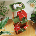 Mushroom-Shaped Cat Tower