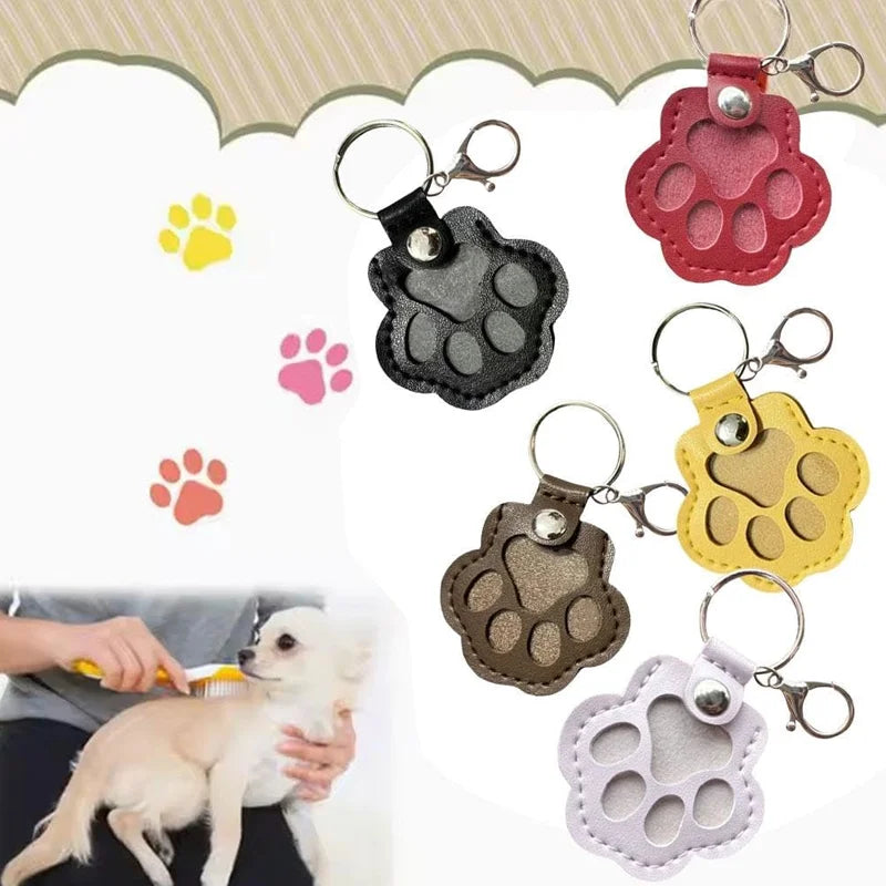Pet Hair Memorial Keychain