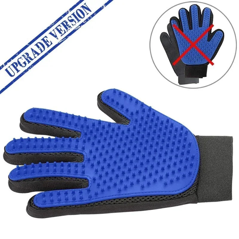 Silicone Pet Grooming Gloves Hair Removal