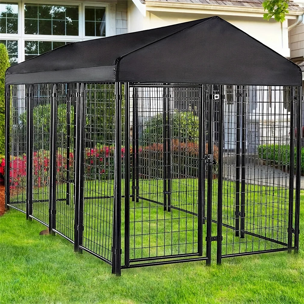 Metal Dog Kennel Large Outdoor