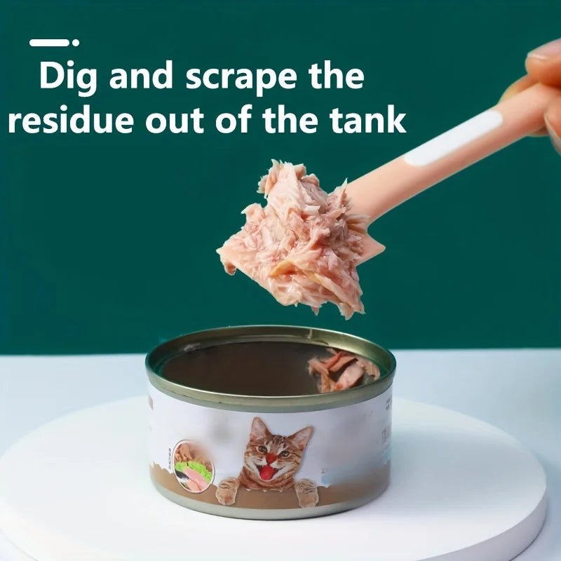 Pet Canned Spoon Silicone