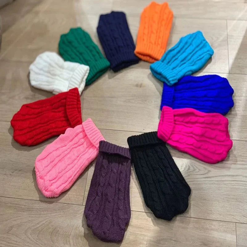 Knitted Pet Clothes For Small Medium Dogs