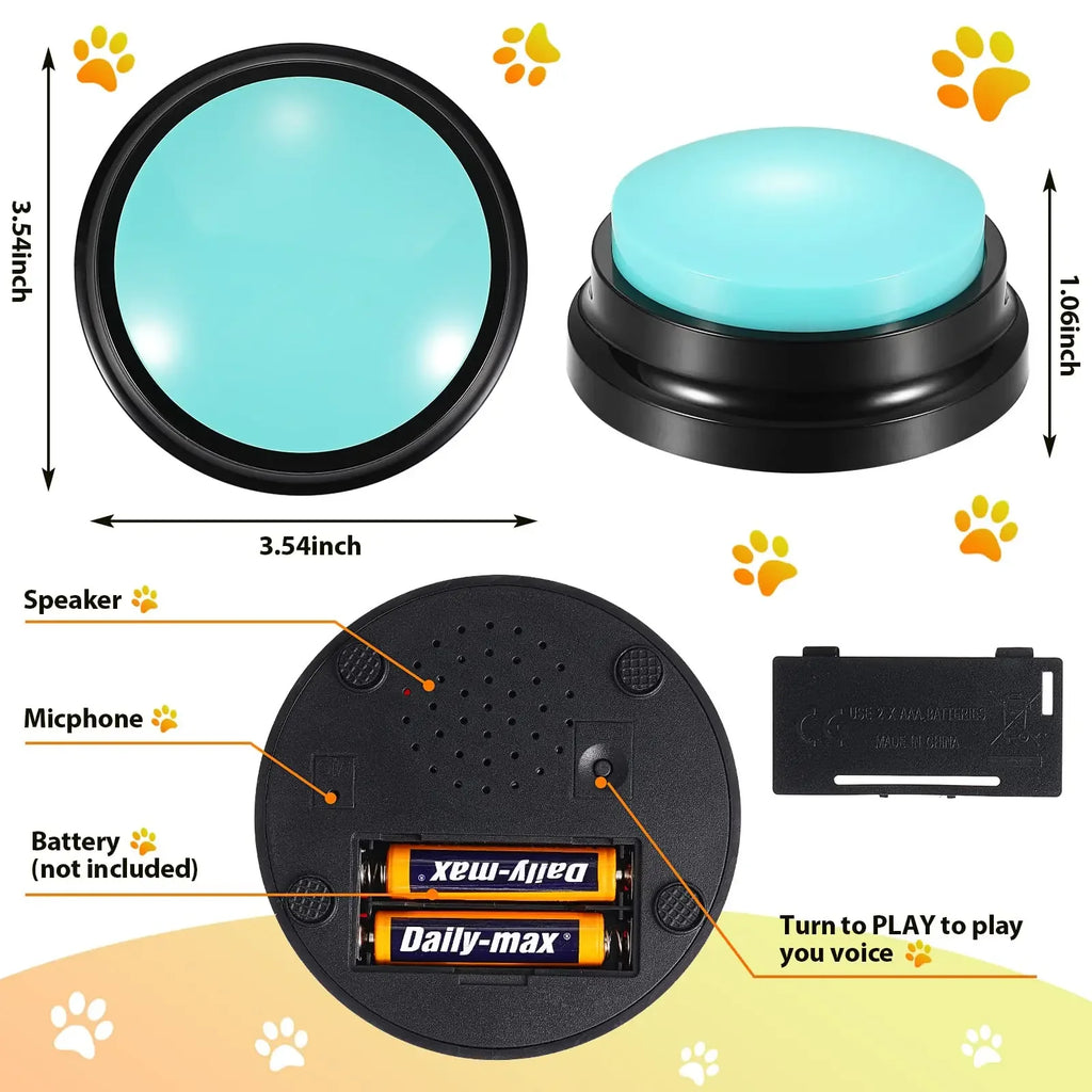 Voice Recording Button Pet  Training
