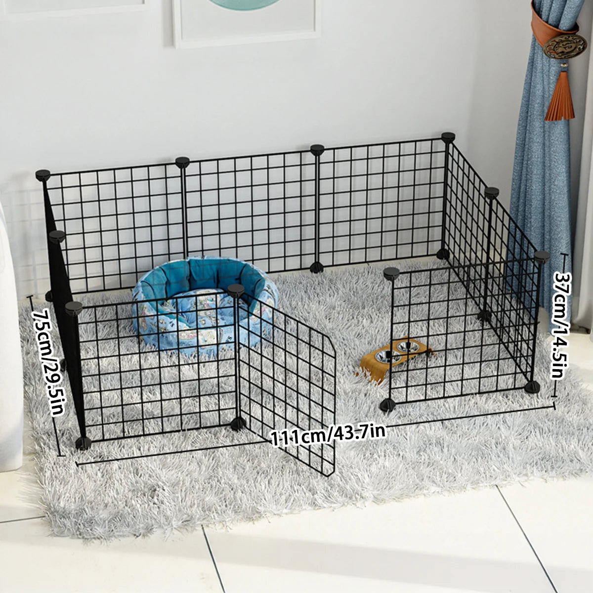 Wire mesh Dog cage  indoor