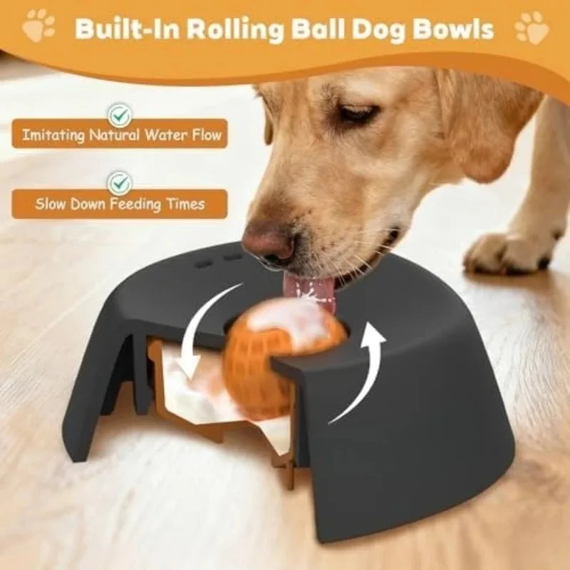 Liquid Slow Dog Bowls Anti-slip