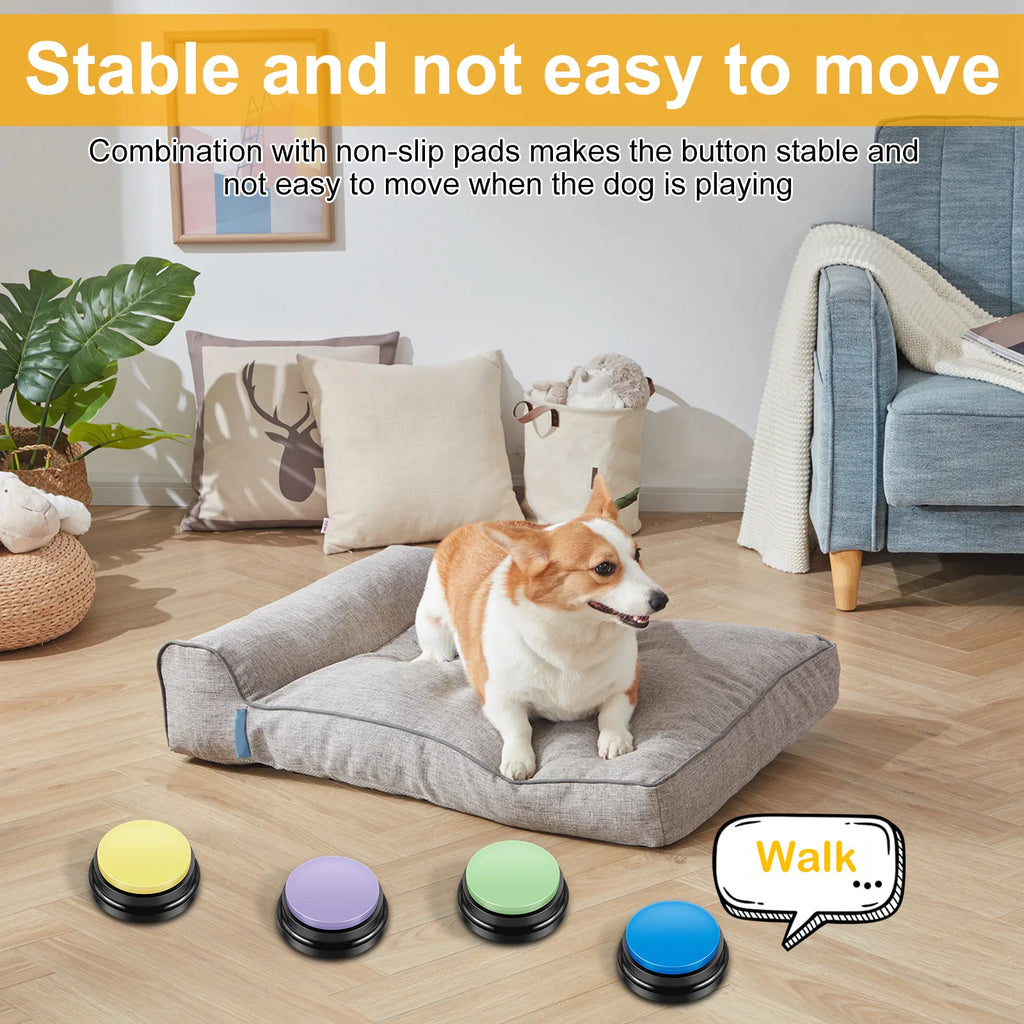 Voice Recording Button Pet Toys