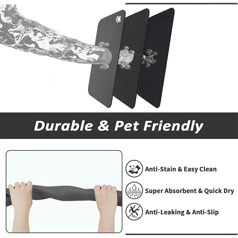 Pet Feeding Mat for Food and Water