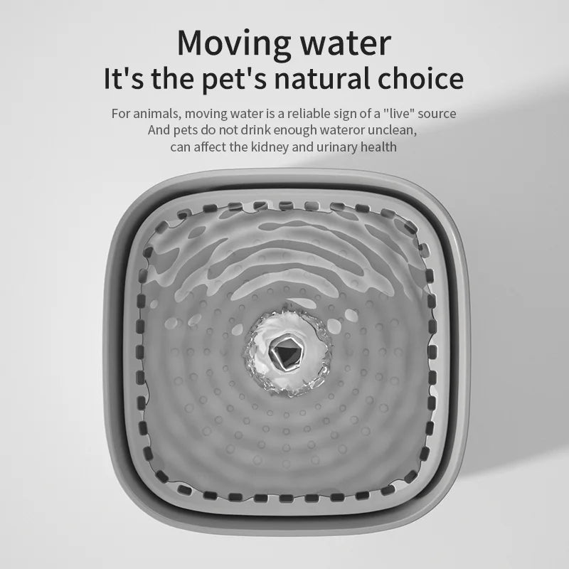 Auto Recirculate Cat Water Fountain