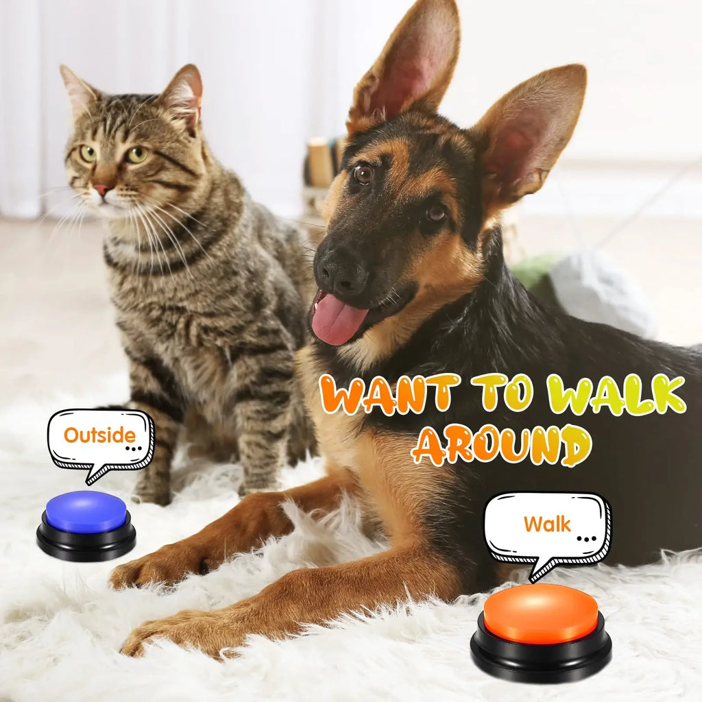 Voice Recording Button Pet  Training