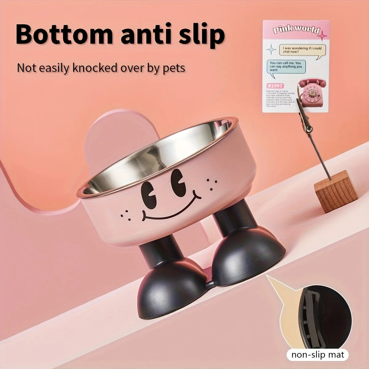 Elevated Dog Cat Bowl Stainless steel