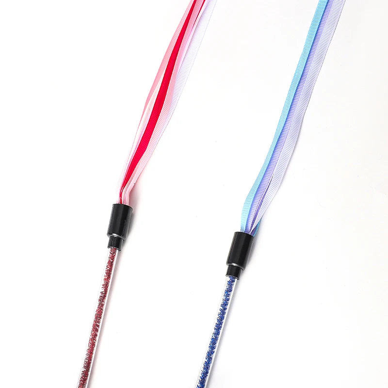 Long Satin Ribbon Cat Teaser