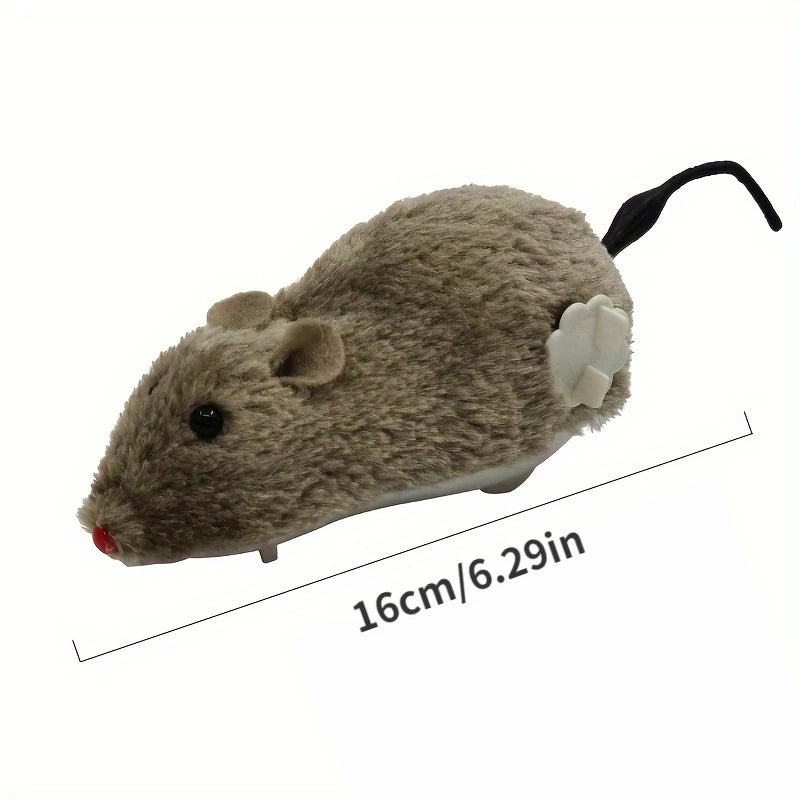 Wind-Up Mouse Toy for Cats Dogs