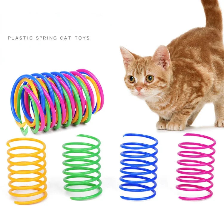 Coil Spiral Springs Cat Toys