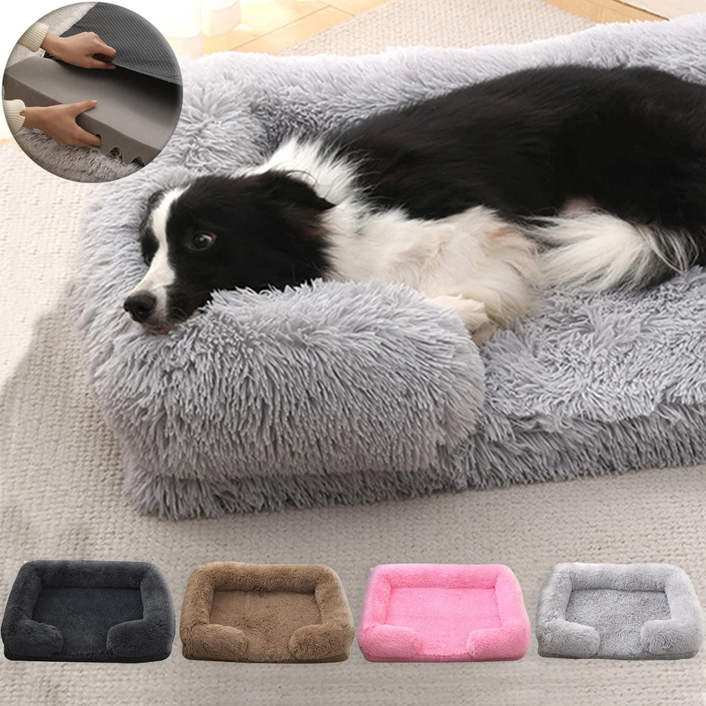 Fluffy Pet Bed Thickened Pad