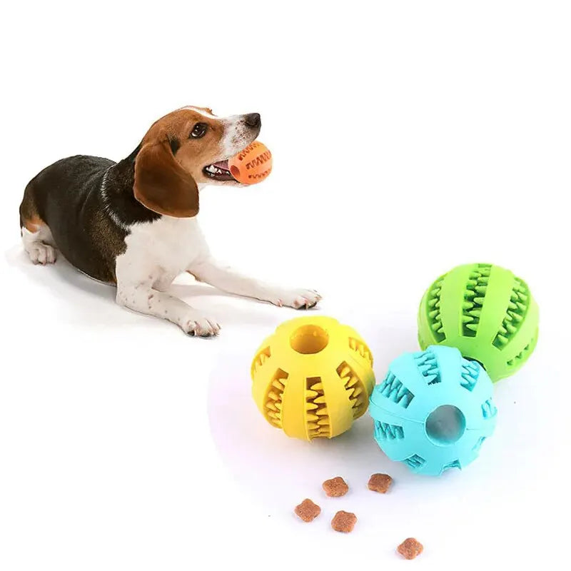 Pet Food Treat Feeder Tooth Cleaning Ball