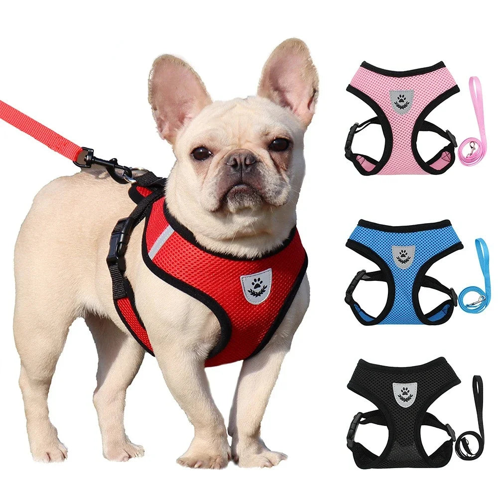 Pet Harness Vest with Lead Leash