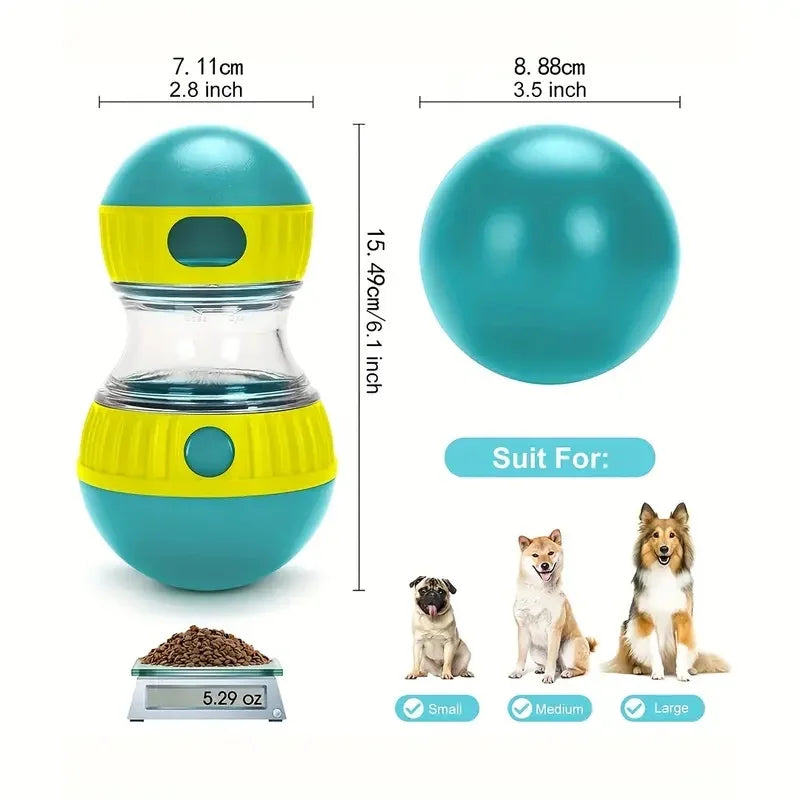 Slow feeder dog snack dispenser