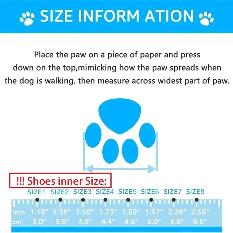 Reflective Dog Shoes