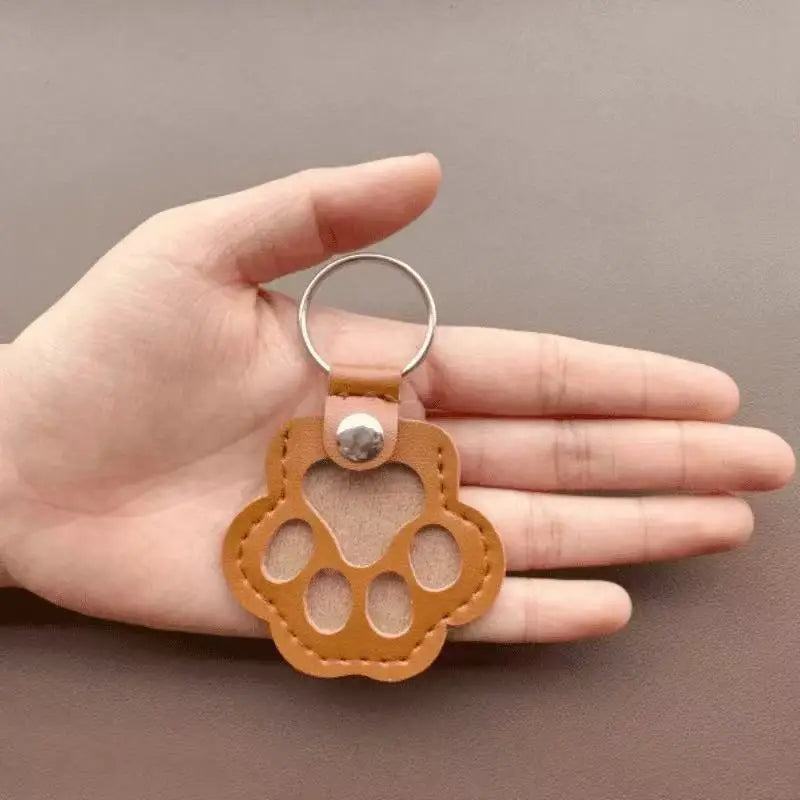 Pet Hair Memorial Keychain