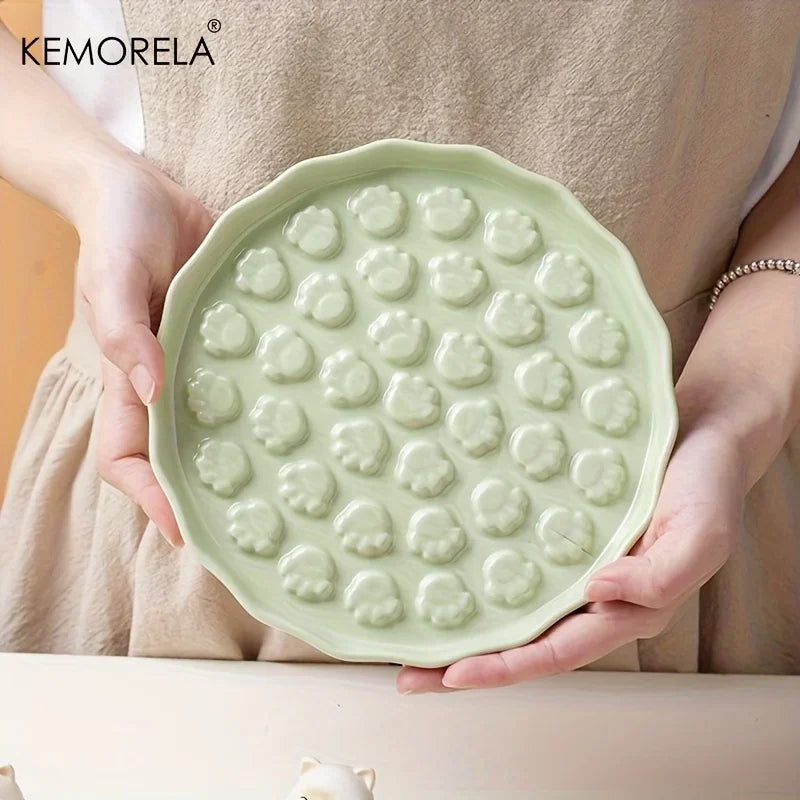 Ceramic Slow Feed pet Bowl -