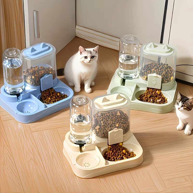 Large Pet Feeder & Water Dispenser,