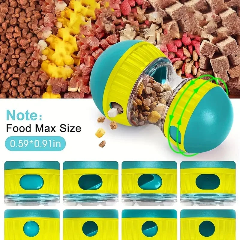 Slow feeder dog snack dispenser