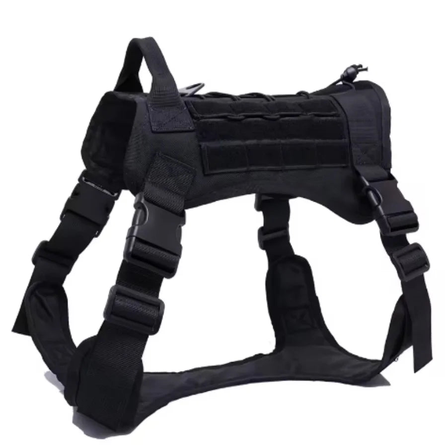 Tactical Dog Harness Leash Collar