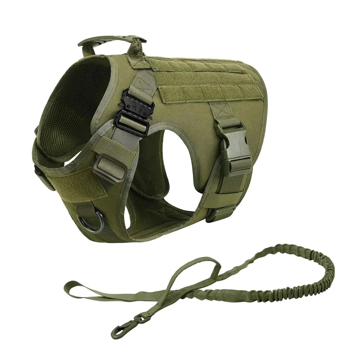 Tactical Dog Harness Leash Collar