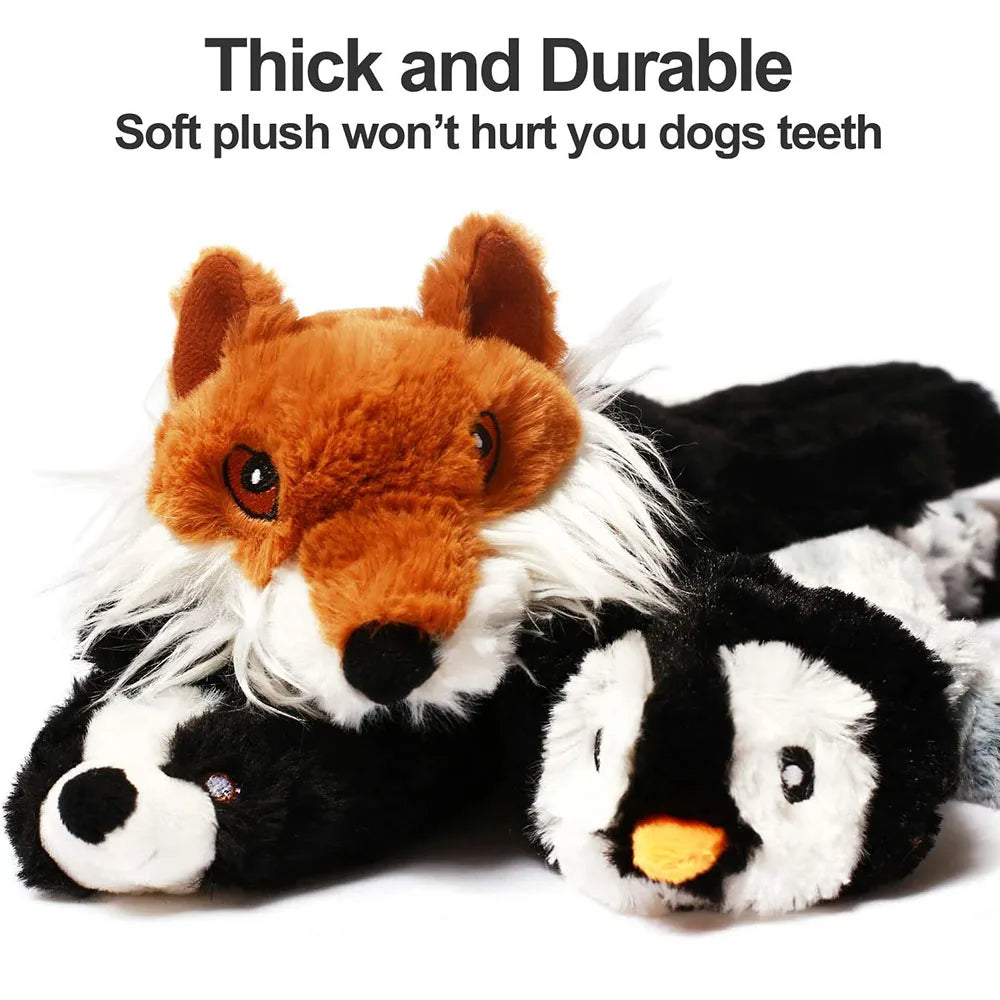 Animal  Dog Toy with Squeakers