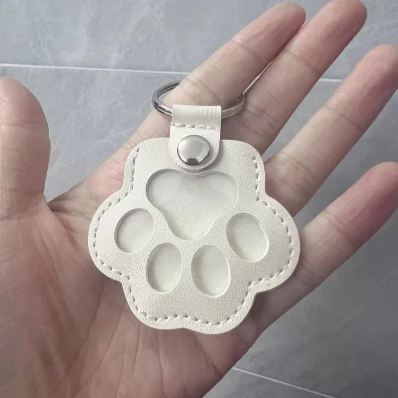 Pet Hair Memorial Keychain