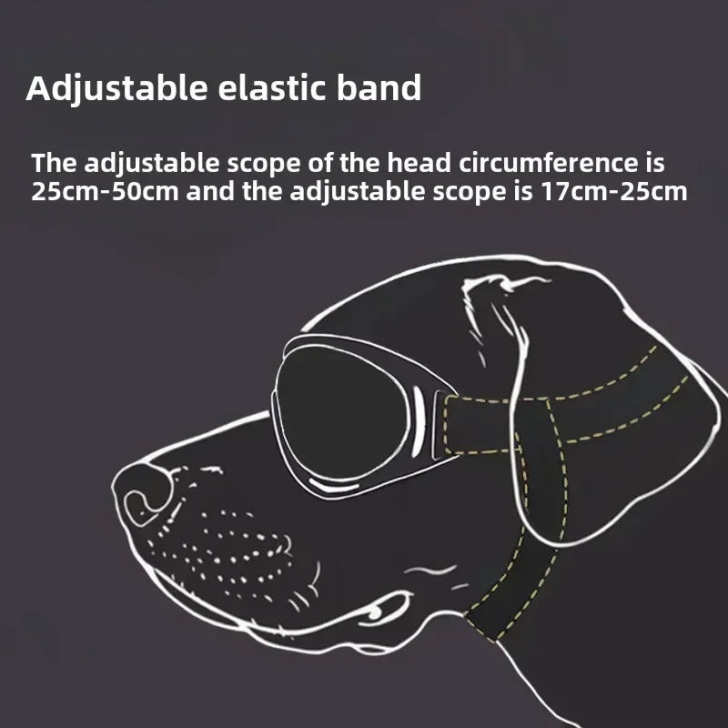 Pet Goggles Anti UV Glare Windproof