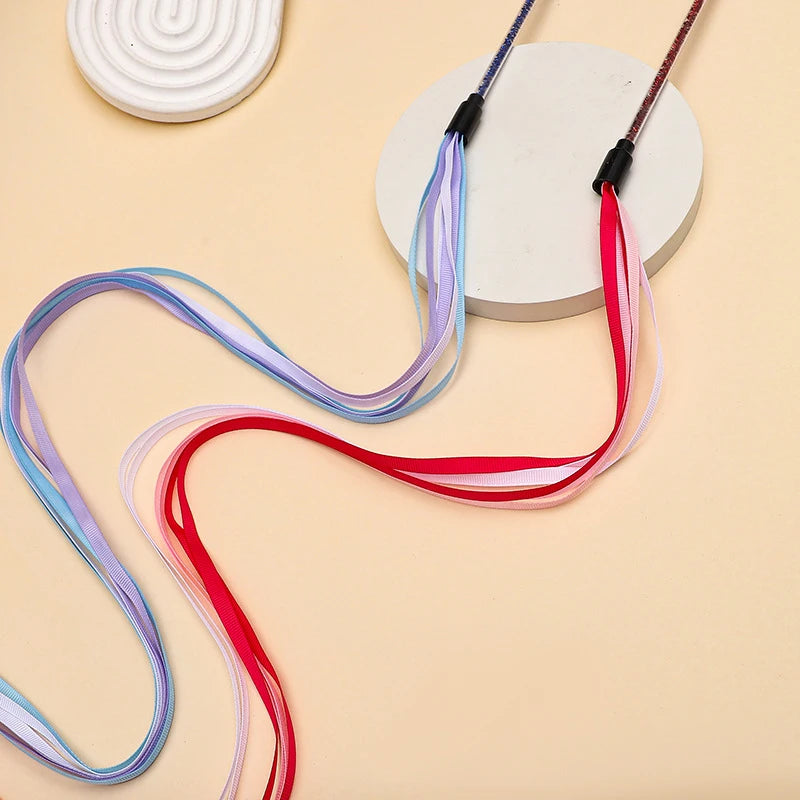 Long Satin Ribbon Cat Teaser