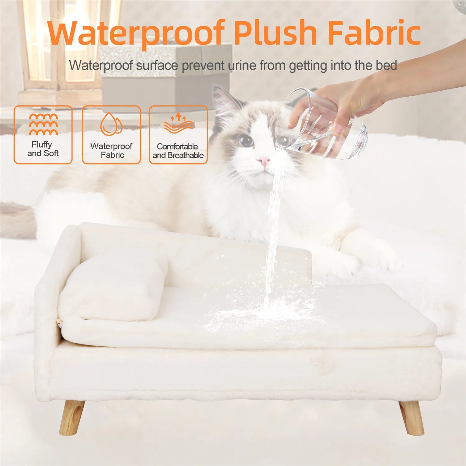 Waterproof Pet Sofa  Bed Couch