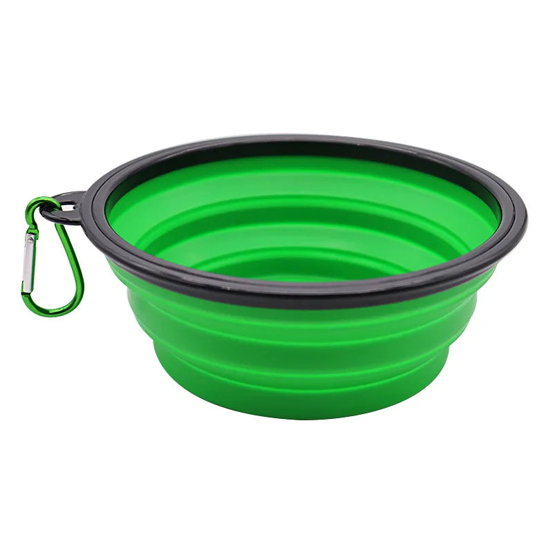 Folding Portable Silicone Pet Feeder Bowl