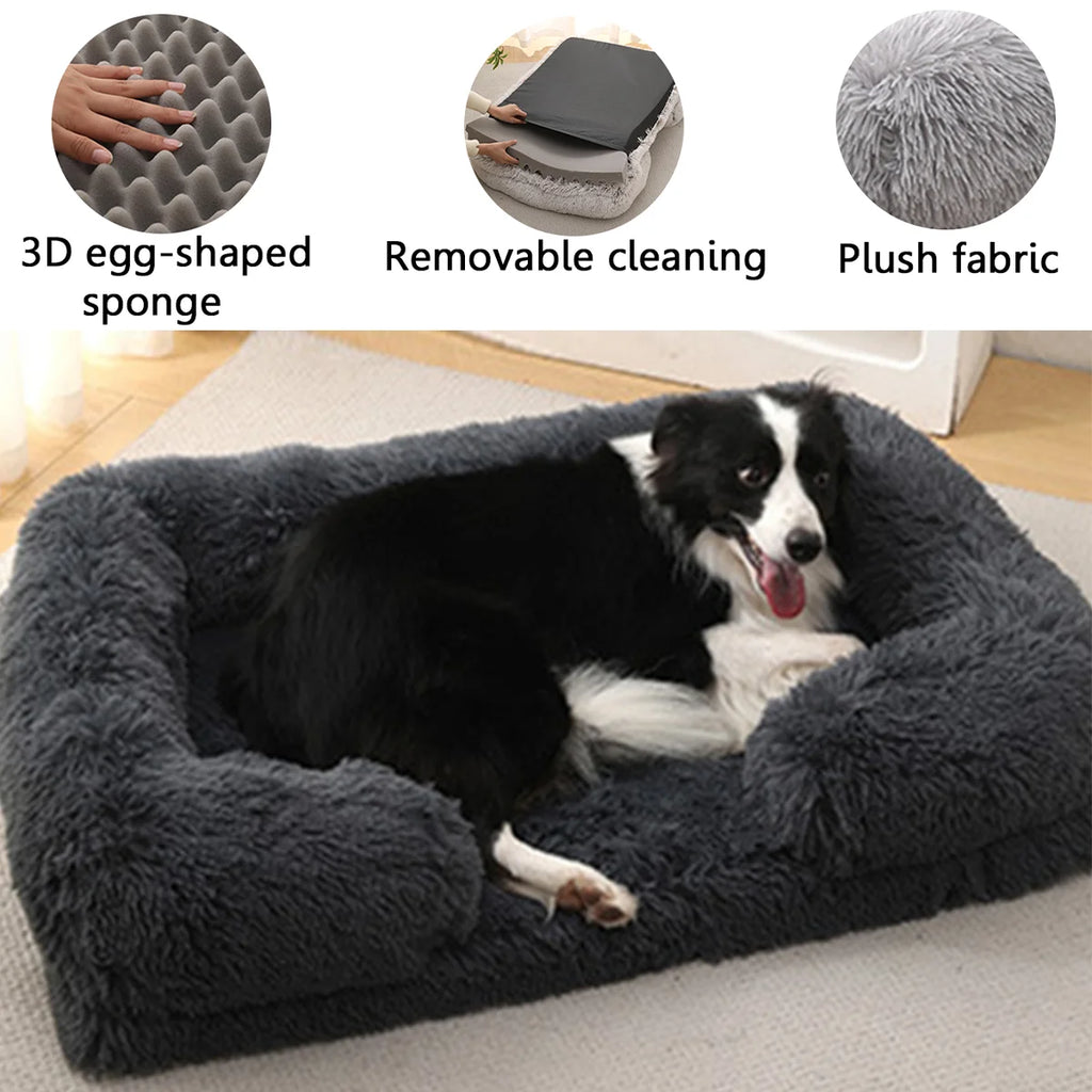 Fluffy Pet Bed Thickened Pad