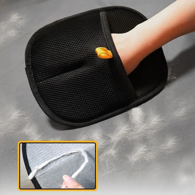Pet hair removal glove