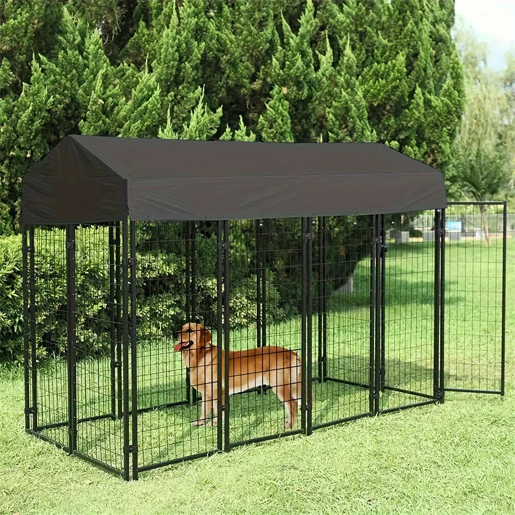 Metal Dog Kennel Large Outdoor