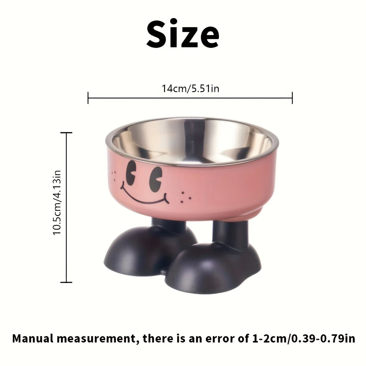 Elevated Dog Cat Bowl Stainless steel