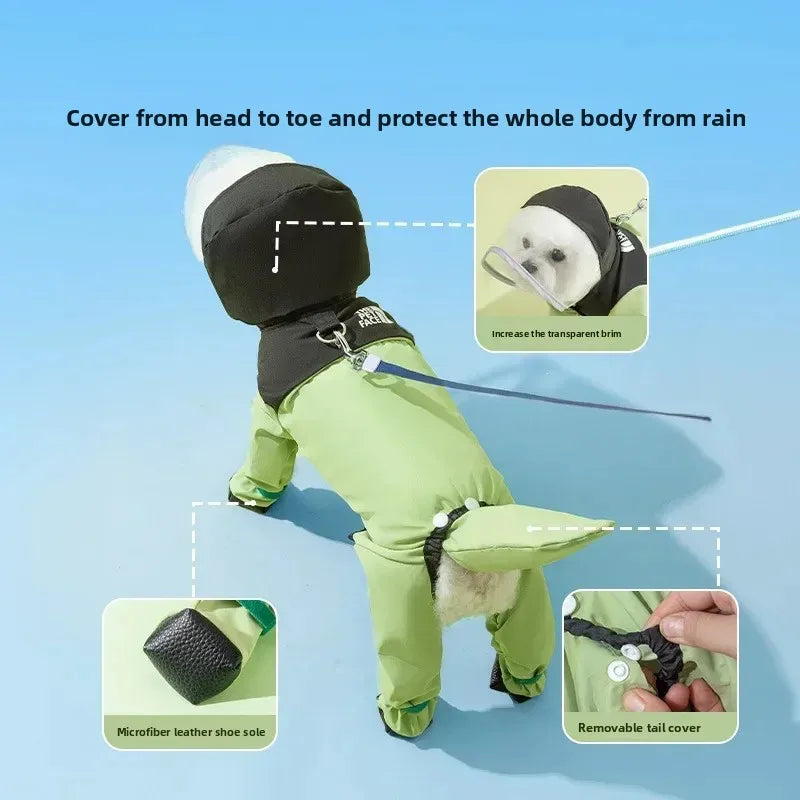 Waterproof Pet Dog Raincoat
