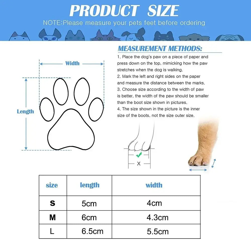 Pet Waterproof Shoes, Socks Rubber Socks Non-slip