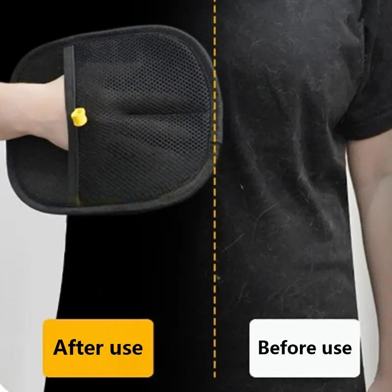 Pet hair removal glove