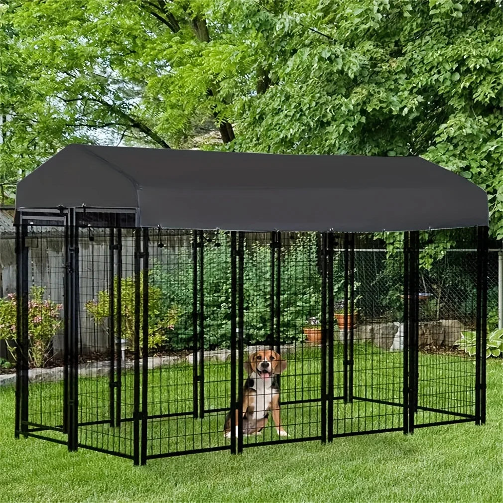 Metal Dog Kennel Large Outdoor