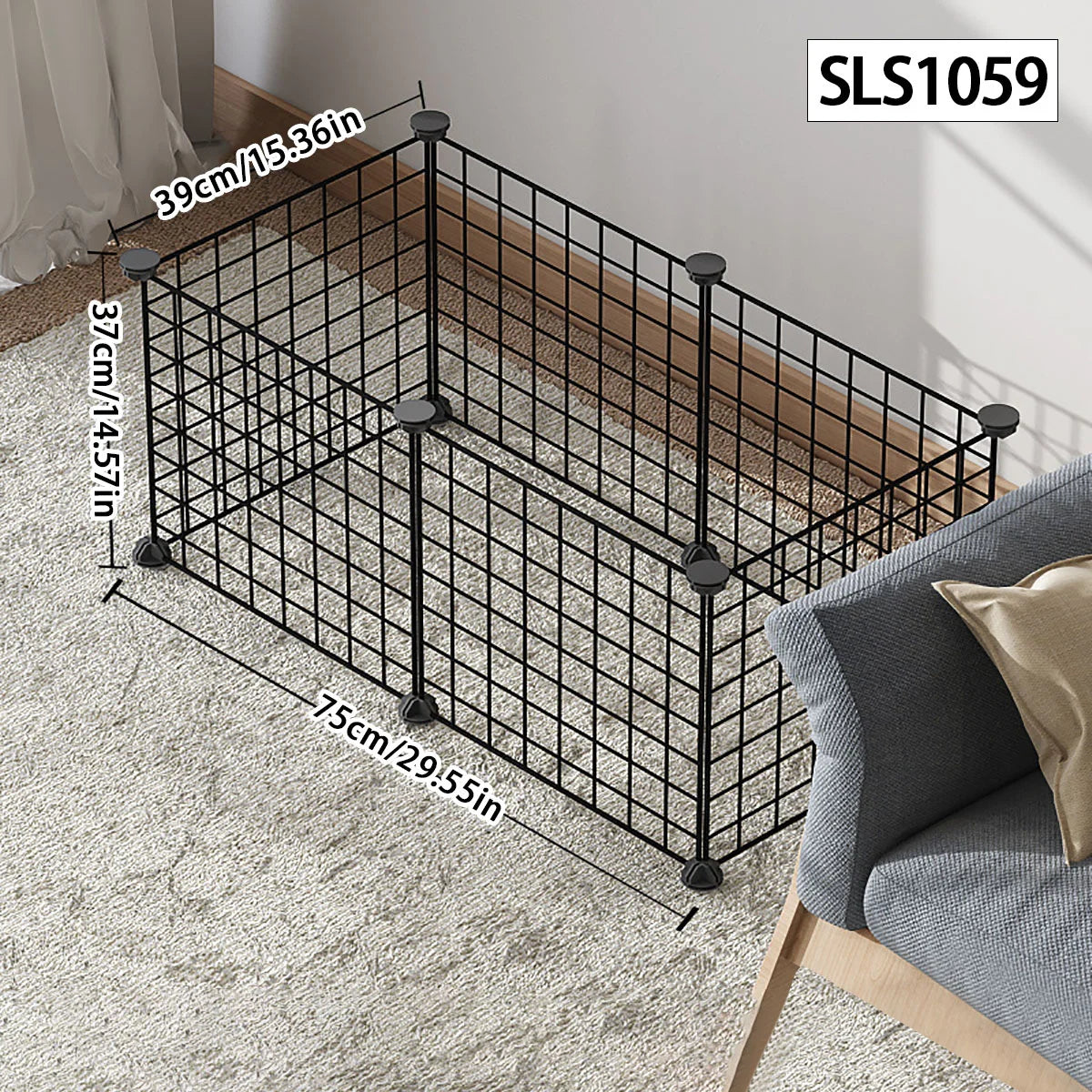 Wire mesh Dog cage  indoor