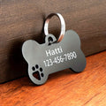 Personalized Engraved Dog Tag Bone-Shaped Pet Identification Accessory