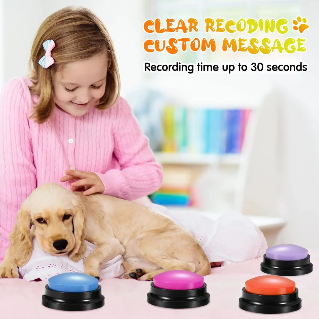 Voice Recording Button Pet  Training