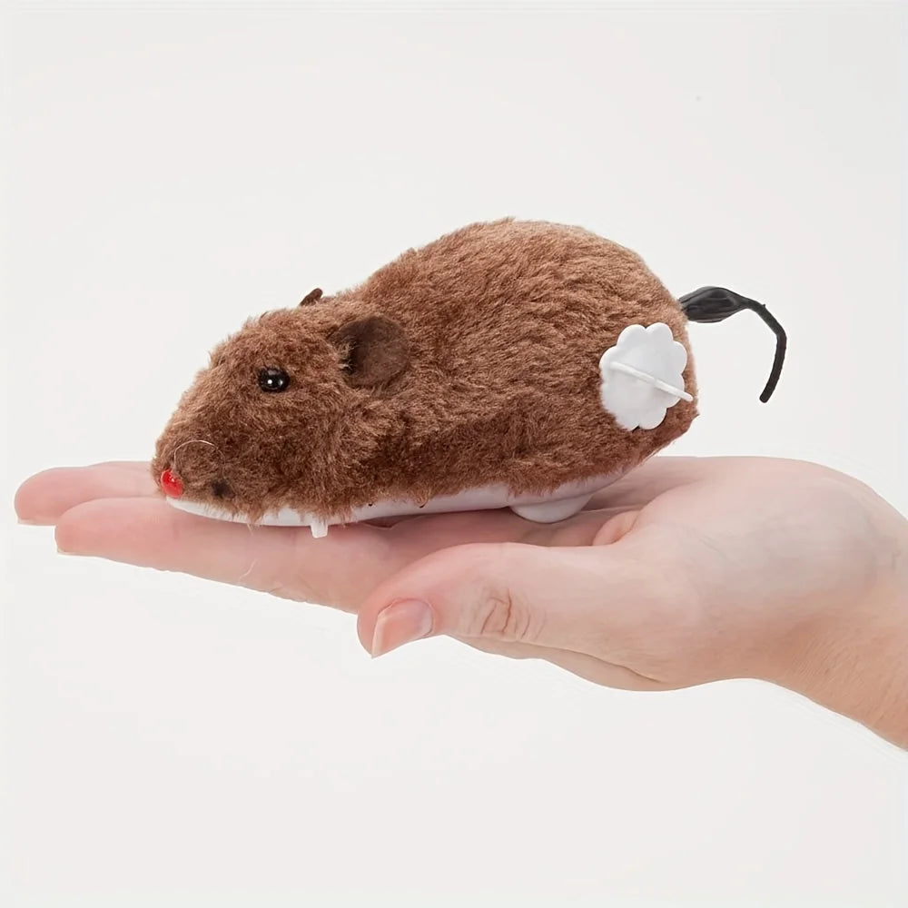 Wind-Up Mouse Toy for Cats Dogs